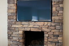 cultured stones installation