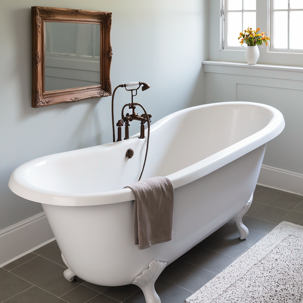 How to refinish your existing old bathtub and make it look like a new bathtub.